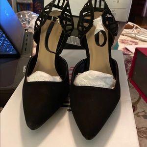 Black Velvet Just Fab shoes